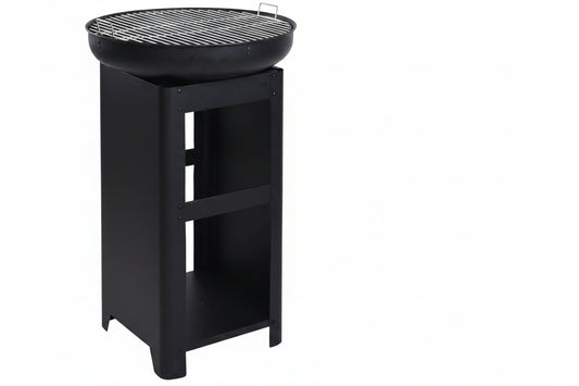 BBQ grillplaat hoog model Ø 61 cm met opslagframe — afbeelding 2