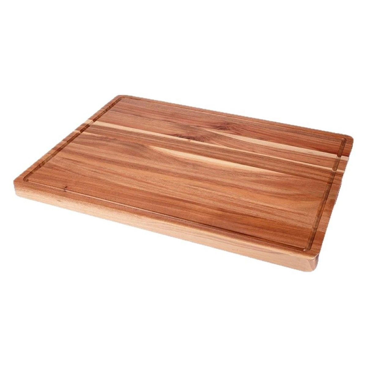 Acacia houten snijplank met vlakke zijde voor brood