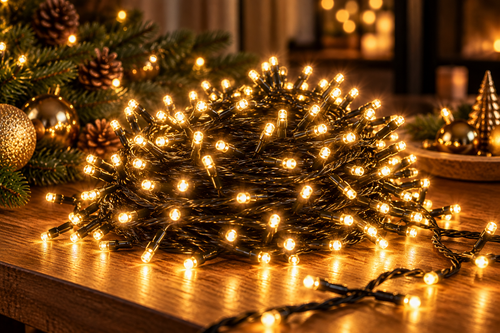 Clusterverlichting voor kerstboom – 768 LED extra warm wit – VATA Living