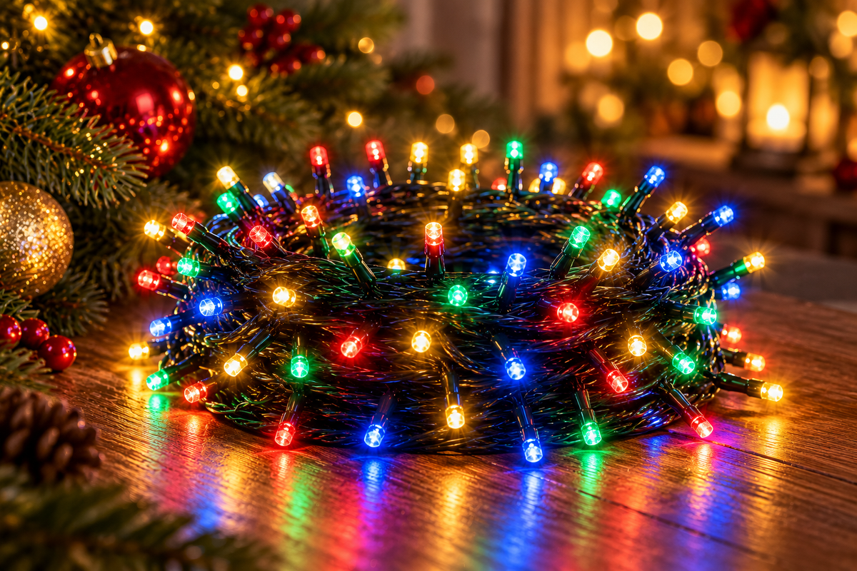 Clusterverlichting multicolor 8 meter 400 LED – VATA Living