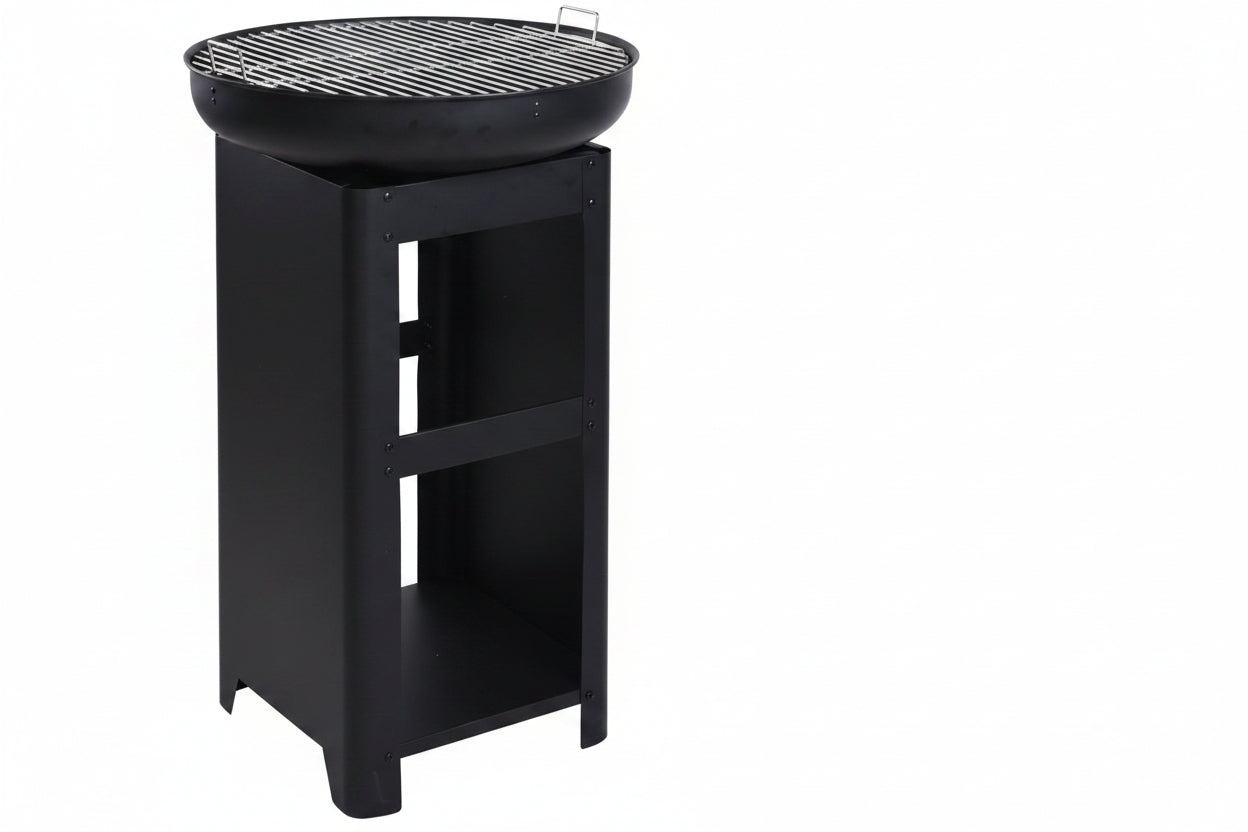 BBQ grillplaat hoog model Ø 61 cm met opslagframe — afbeelding 2