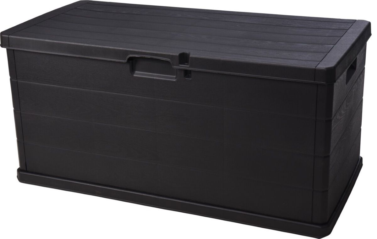 Kussenbox 340 liter verrijdbaar weerbestendig antraciet