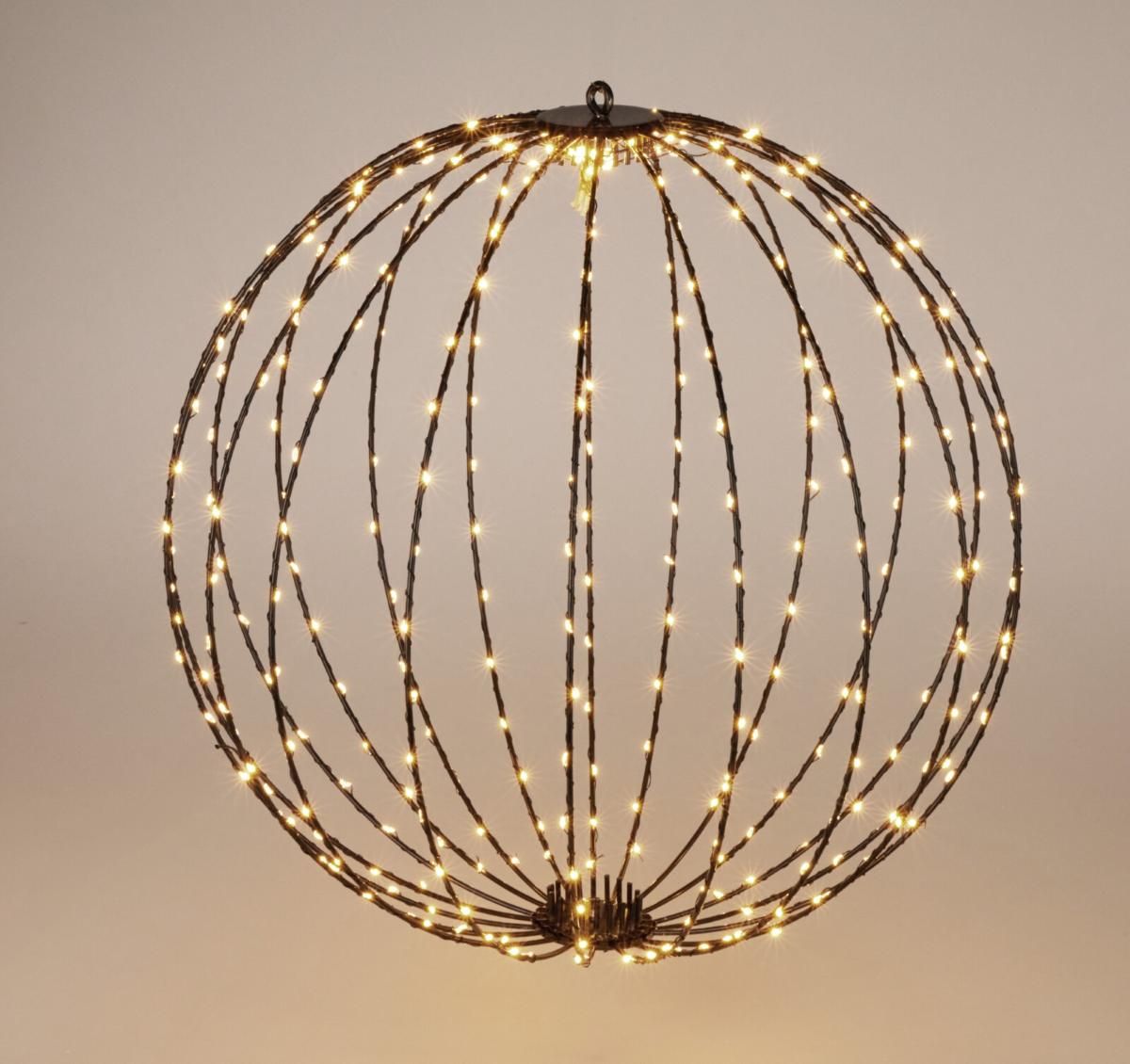 Lichtbol kerst 50 cm met 320 warmwitte LED's