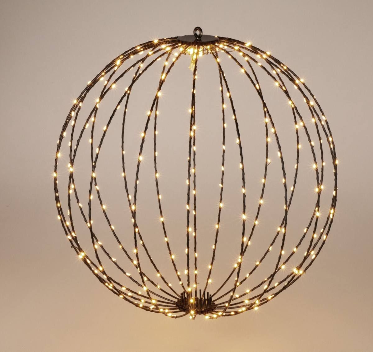 Lichtbol kerst 60 cm met 400 warmwitte LED's