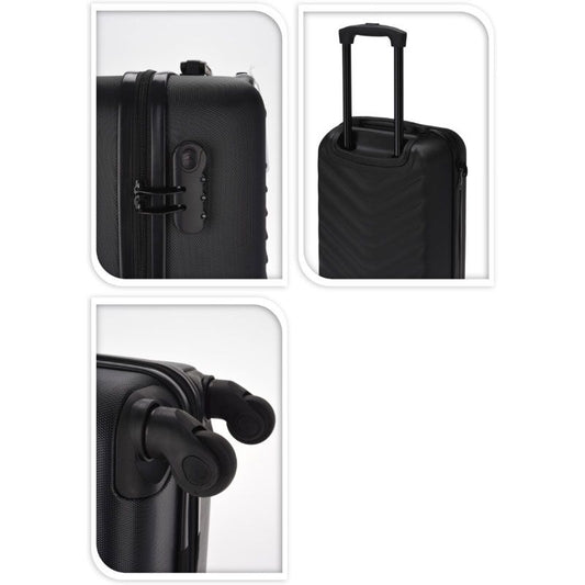 Reiskoffer handbagage 53 cm spinner ABS met cijferslot — afbeelding 2