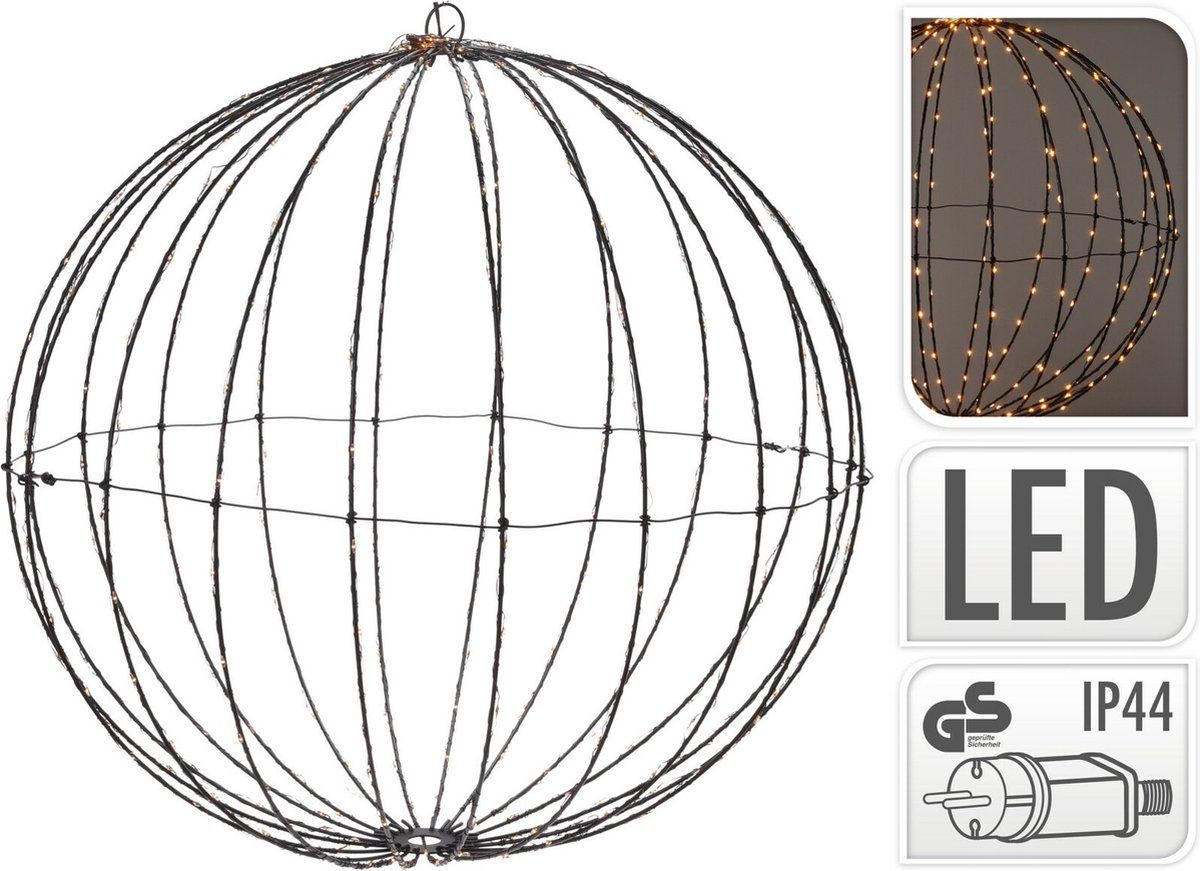 Lichtbol kerst 40 cm met 240 extra warmwitte LED – foto 2