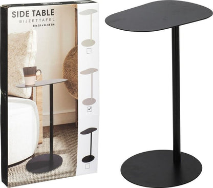 Bijzettafel Vesper zwart metaal 35 x 23 x 53 cm — afbeelding 2