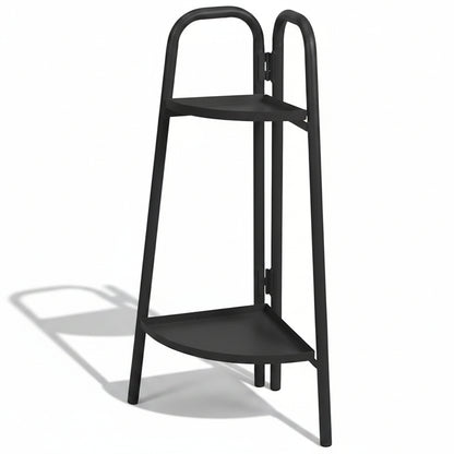 Plantenrek hoekmodel 70 cm metaal donkergrijs met scharnier — afbeelding 2