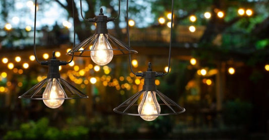 Tuinverlichting filament 6 LED lampen met timer warm wit — afbeelding 2