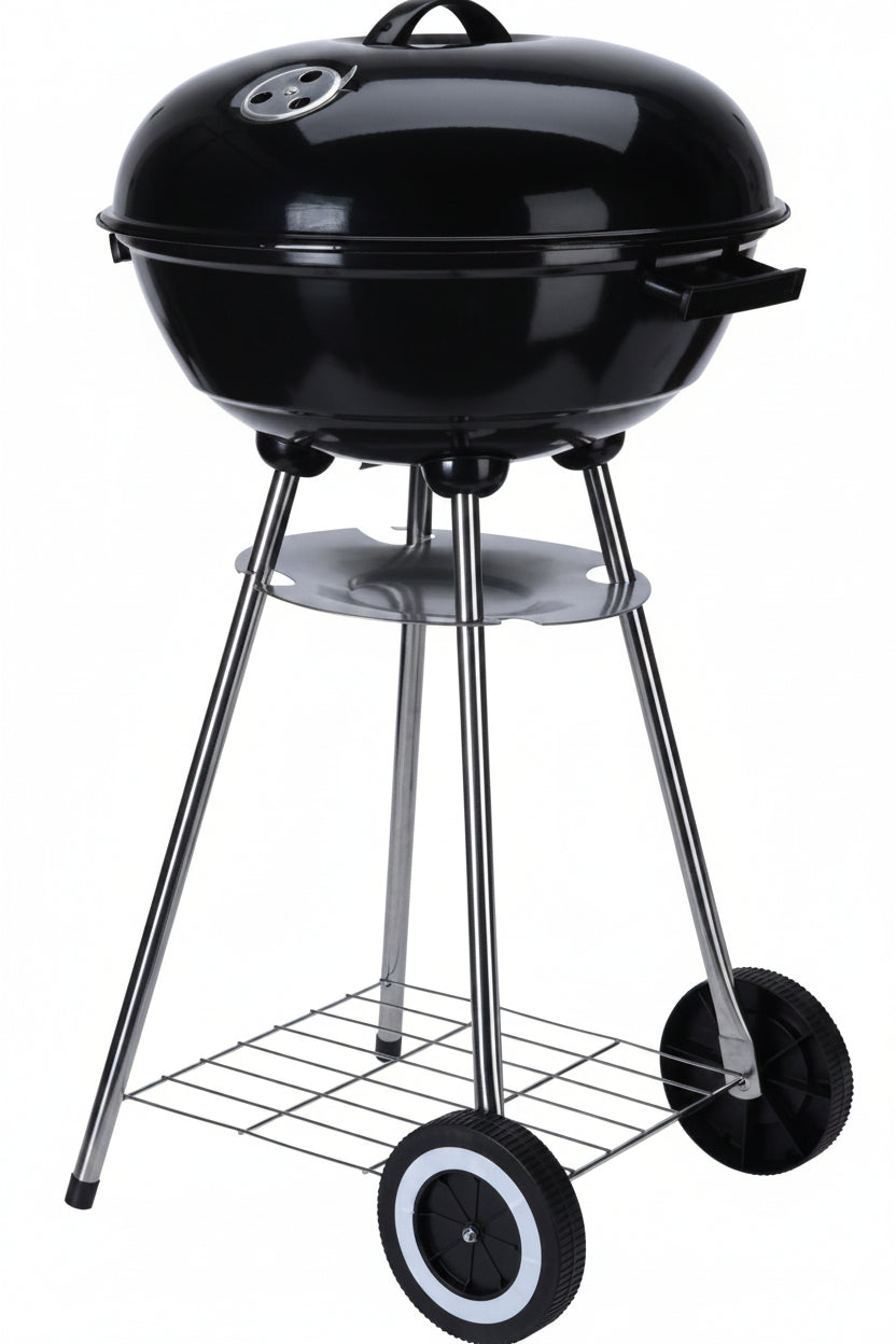 Houtskoolbarbecue Op Wielen - 46Cm