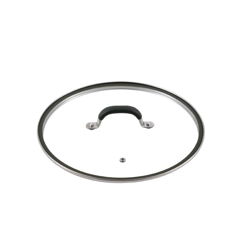 Bergner Midnight RVS Soeppan met Deksel, 28 cm, 9,5 L