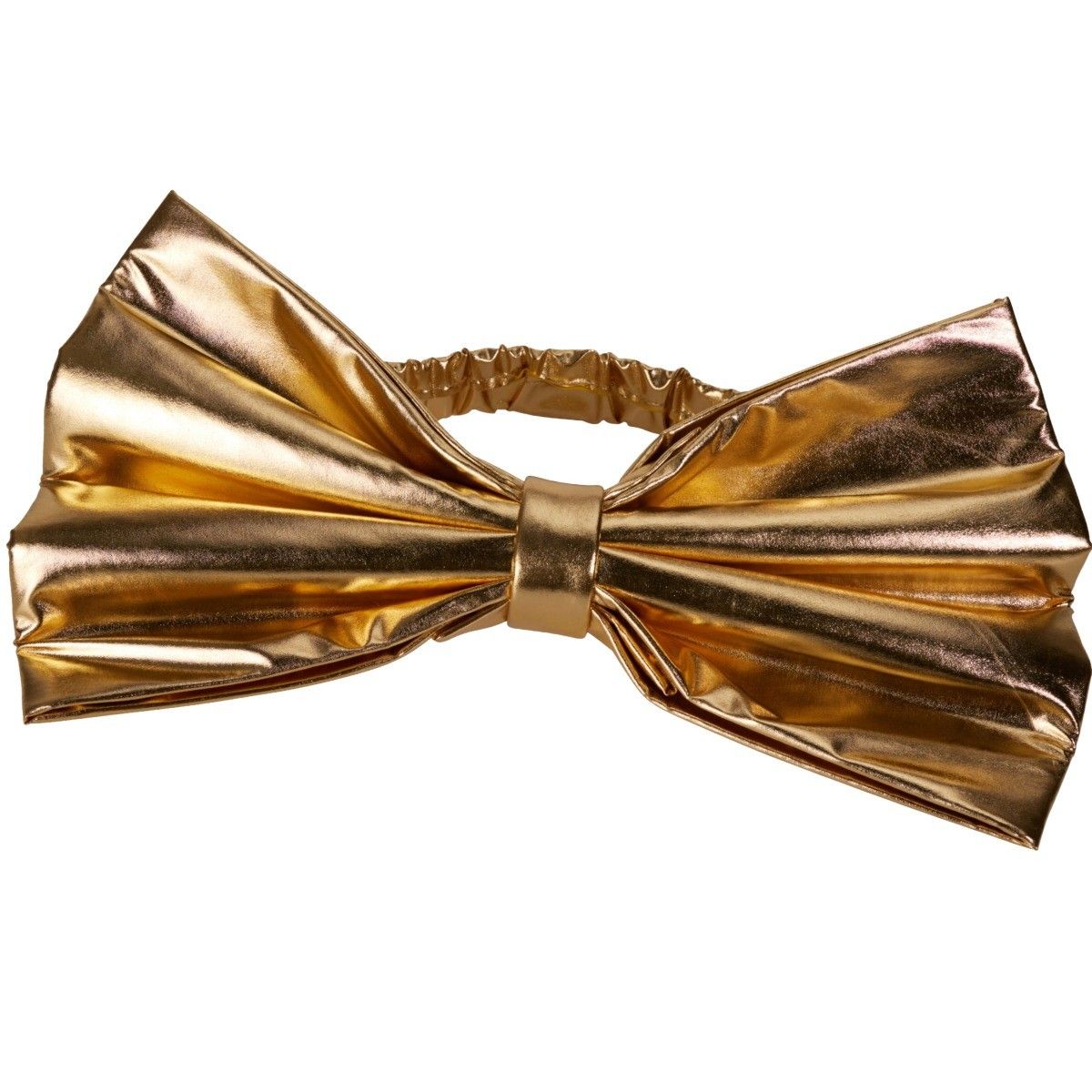 Gouden kerststrik voor stoel, set van 2