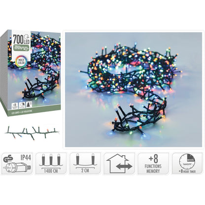 Kerstverlichting buiten 14 m met 700 multicolor LED – foto 2