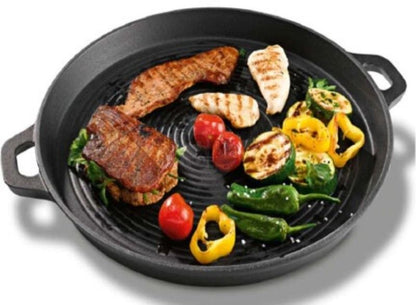 BBQ grillpan gietijzer 40,5 x 34 cm