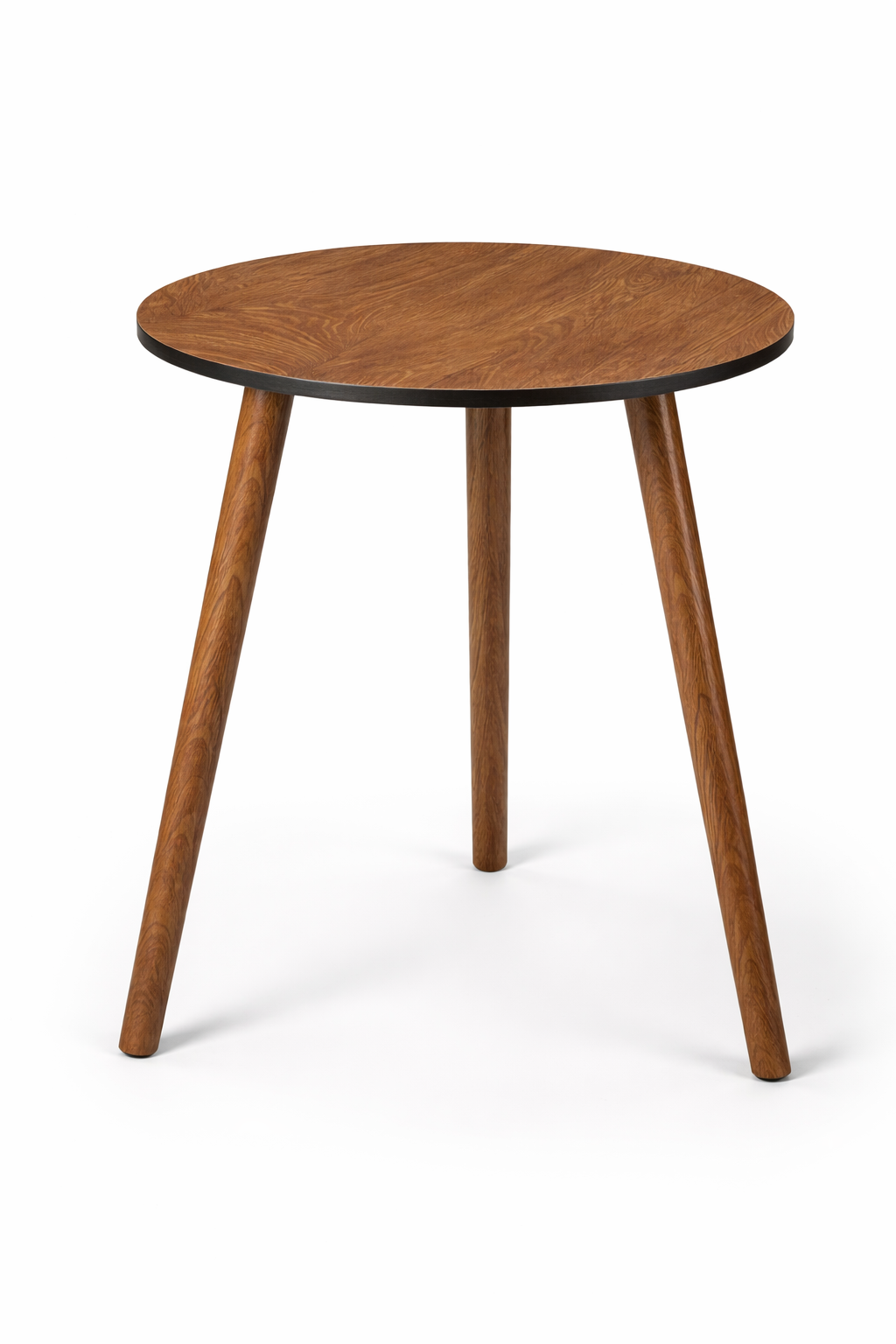 Bijzettafel "Walnut" — Warm Hout | Ø 40 cm