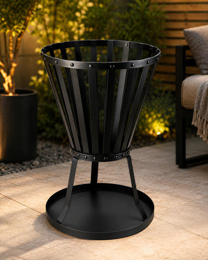 Vuurkorf Staal — 48 cm Hoog
