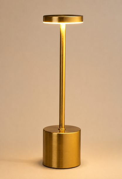 Tafellamp "Solene" — Gouden Touch | Volledig Draadloos