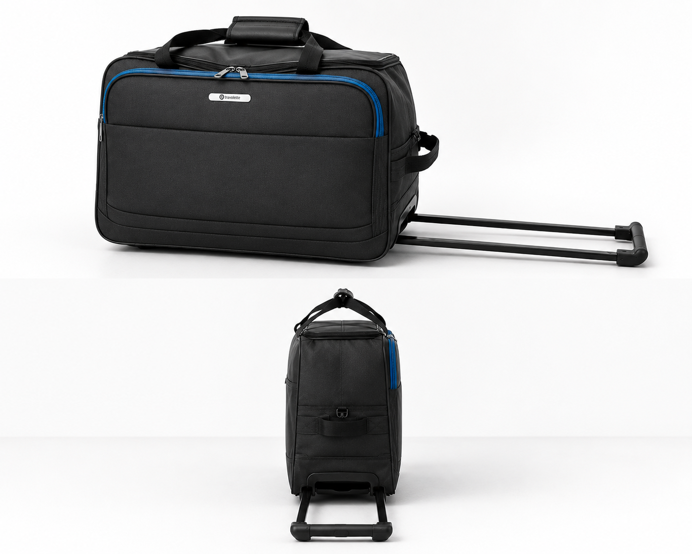 Reistrolley met wielen 70 liter waterbestendig nylon — afbeelding 2