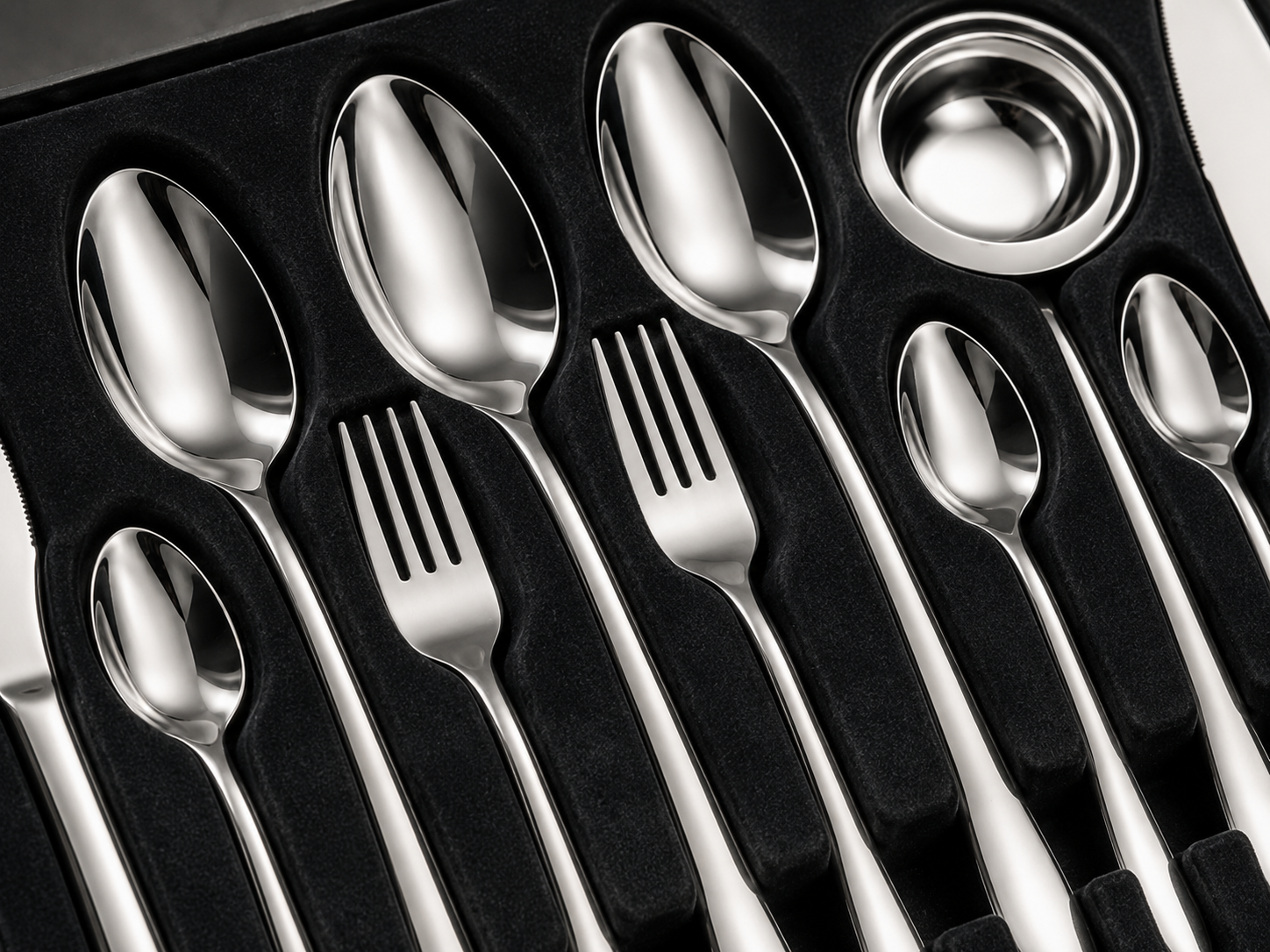 Bestekset 60-delig RVS luxe set in geschenkdoos — afbeelding 2