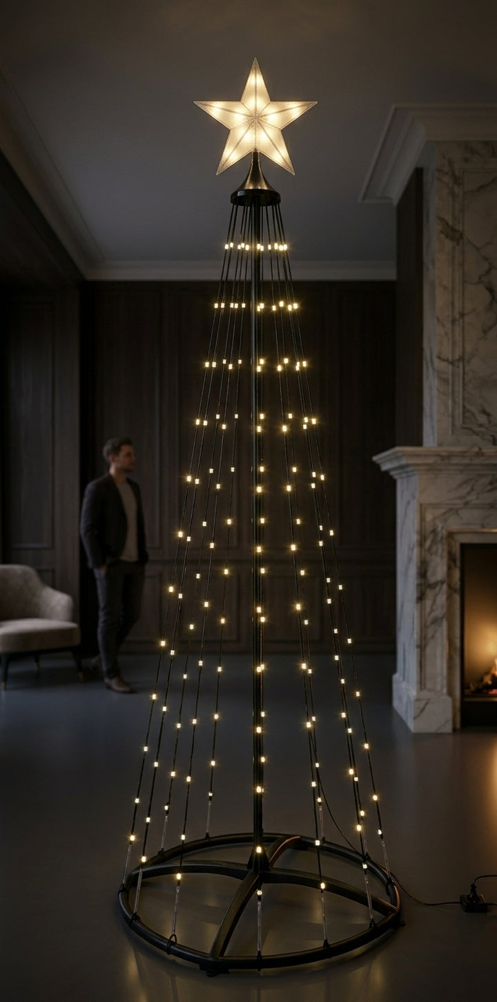 Kerstboomverlichting voor vlaggenmast – 300 cm, 550 LED