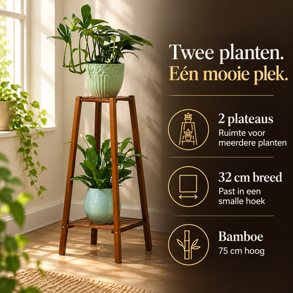 Plantentafel Bamboe - 2-Laags, 75 cm – voordelen en productkenmerken in een passende omgeving